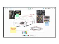 NEC MultiSync V754Q IGB - 75" Diagonal klass LED-bakgrundsbelyst LCD-skärm - interaktiv digital skyltning - med pekskärm (multitouch) - 4K UHD (2160p) 3840 x 2160 - HDR - kantbelysning 60004679