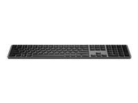 HP Dual Mode 975 - Tangentbord - bakgrundsbelyst - trådlös - Bluetooth - hela norden - för ProBook 445 G9, 455 G9; ZBook Power G9, Studio G9; ZBook Firefly 14 G9; ZBook Fury 16 G9 3Z726AA#UUW