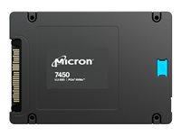 Micron 7450 PRO - SSD - Enterprise - krypterat - 3840 GB - inbyggd - 2.5" - U.3 PCIe 4.0 (NVMe) - TCG Opal Encryption 2.0, Self-Encrypting Drive (SED) - TAA-kompatibel MTFDKCB3T8TFR-1BC15ABYYR