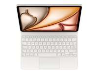 Apple Magic Keyboard - Tangentbord och foliefodral - med pekdyna - Apple Smart connector - QWERTZ - schweizisk - för 13-inch iPad Air (M2, M3) MDFW4SM/A