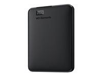 WD Elements Portable WDBUZG0010BBK - Hårddisk - 1 TB - extern (portabel) - USB 3.0 WDBUZG0010BBK-WESN