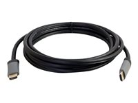 C2G 40ft 4K HDMI Cable with Ethernet - High Speed - In-Wall CL-2 Rated - HDMI-kabel med Ethernet - HDMI hane till HDMI hane - 12.2 m - skärmad - svart - stöd för 4K 50635