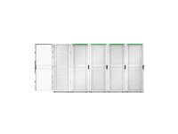 APC NetShelter SX Gen 2 - Rack skåp - 1991 H x 750 B x 1200 D mm, med sidor - golvstående - vit - 42U - 19" AR3350W2