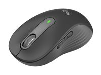 Logitech Signature M650 L - Mus - stor storlek - optisk - 5 knappar - trådlös - 2.4 GHz, Bluetooth - Logitech Logi Bolt USB-mottagare - grafit 910-006236