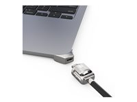 Compulocks Ledge Lock Adapter for MacBook Air 13" M2-M4 with Keyed Lock Silver - Adapter för säkerhetslåsurtag - med kabellås för nyckel - för Apple MacBook Air M2 MBALDG04KL