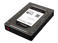 StarTech.com 2,5" till 3,5" SATA-hårddisk-adapterhölje i aluminium med SSD/HDD-höjd på upp till 12,5 mm - Förvaringslåda - 2.5" - SATA 6Gb/s - SATA 6Gb/s - för P/N: S352BU33HR 25SAT35HDD
