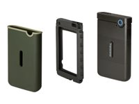 Transcend StoreJet 25M3 - Hårddisk - 2 TB - extern (portabel) - 2.5" - USB 3.1 Gen 1 - 256 bitars AES - järngrå TS2TSJ25M3S