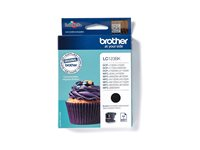 Brother LC123BK - Lång livslängd - svart - original - bläckpatron - för Brother DCP-J100, J105, J132, J552, J752, MFC-J245, J470, J650, J6520, J6720, J6920, J870 LC123BK
