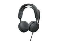 Logitech Zone Wired 2 for Business - Headset - på örat - kabelansluten - aktiv brusradering - grafit - UC-certifierad 981-001618