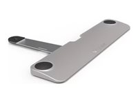 Compulocks Blade Universal Lock Slot Adapter with Keyed Cable Lock - Säkerhetssats för system - silver BLD01KL