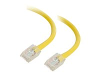 C2G Cat5e Non-Booted Unshielded (UTP) Network Patch Cable - Patch-kabel - RJ-45 (hane) till RJ-45 (hane) - 2 m - UTP - CAT 5e - tvinnad, enhetsstart - gul 83103