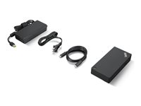 Lenovo - Dockningsstation - USB-C - HDMI, 2 x DP - 1GbE - 135 Watt - CRU - Europa 40AY0135EU