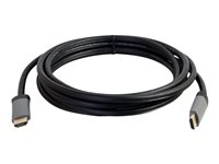 C2G 1m (3ft) HDMI Cable with Ethernet - High Speed CL2 In-Wall Rated - M/M - HDMI-kabel med Ethernet - HDMI hane till HDMI hane - 1 m - skärmad - svart 42520