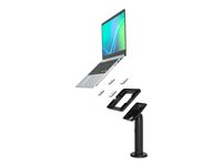 Compulocks Universal Invisible Mount Counter Stand 8" - Ställ - för notebook - monteringsgränssnitt: 100 x 100 mm - skrivbord TCDP01SMP01B