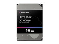 WD Ultrastar DC HC555 - Hårddisk - datacenter - 16 TB - inbyggd - 3.5" - SAS 12Gb/s - 7200 rpm - buffert: 512 MB 0B47745