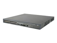 HPE 3600-24-PoE+ v2 SI - Switch - Administrerad - 24 x 10/100 (PoE+) + 4 x Gigabit SFP + 2 x delad 10/100/1000 - rackmonterbar - PoE+ (720 W) JG306B#ABB