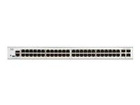 Cisco Catalyst 1300-48T-4G - Switch - L3 - Administrerad - 48 x 10/100/1000Base-T + 4 x 1 Gigabit SFP - rackmonterbar C1300-48T-4G