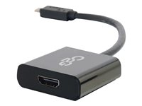 C2G USB 3.1 USB C to HDMI Audio/Video Adapter - USB Type C to HDMI Black - Extern videoadapter - USB 3.1 - HDMI - svart 80512
