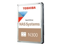 Toshiba N300 NAS MN10ADA400ES - Hårddisk - 4 TB - inbyggd - 3.5" - SATA 6Gb/s - 7200 rpm - buffert: 512 MB MN10ADA400ES