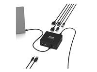 PORT connect USB-C & USB-A Dual Video Docking Station 2 X 2K - Dockningsstation - USB-C / USB 3.0 - 2 x HDMI - 1GbE - 100 Watt 901908