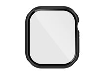 Belkin SCREENFORCE TemperedCurve - Stötsskydd för smartwatch - 2-i-1, 46mm - tempererat glas (9H) - svart - för Apple Watch Series 10 (GPS + Cellular) (46 mm), Series 10 (GPS) (46 mm) OWA003HQBK