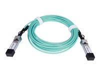 HPE - 25GBase-AOC direktanslutningskabel - SFP28 (hane) till SFP28 (hane) - 7 m - fiberoptisk - för FlexFabric 12908E 5.0Tbps, 12916E 10, 5945 2-slot, 59XX 32QSFP28, 59XX 4-slot JL297A
