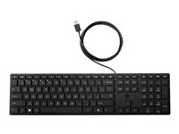 HP Desktop 320K - Tangentbord - USB - Parti (paket om 12) - för HP 245 G9, 250 G9, 255 G9, Z1 G9; Elite 600 G9, 800 G9; Pro 260 G9, 400 G9; ProOne 440 G9 9SR37A6