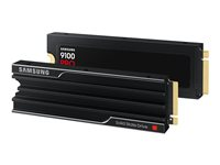 Samsung 9100 PRO MZ-VAP8T0 - SSD - krypterat - 8 TB - inbyggd - M.2 2280 - PCI Express 5.0 x4 (NVMe) - 256 bitars AES - TCG Opal Encryption 2.0 - integrerad kylfläns - svart MZ-VAP8T0CW