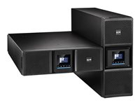 Eaton 9SX Gen2 9SX6KIRT3UG2 - UPS (kan monteras i rack) - AC 200/208/220/230/240/250 V - 6000 Watt - 6000 VA - 1-fas - 5 Ah - RS-232, USB - utgångskontakter: 12 - PFC - 3U - 19" - svart 9SX6KIRT3UG2
