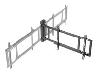 Multibrackets M Motorized Swing Mount X-Large (RF) - Monteringssats (svängbar arm) - för LCD-TV - metall - svart - skärmstorlek: 43"-75" - väggmonterbar 7350105212642