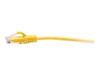 C2G 25ft (7.6m) Cat6a Snagless Unshielded (UTP) Slim Ethernet Network Patch Cable - Yellow - Patch-kabel - RJ-45 (hane) till RJ-45 (hane) - 7.6 m - 4.8 mm - UTP - CAT 6a - hakfri, formpressad - gul C2G30173