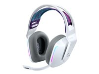 Logitech G G733 LIGHTSPEED Wireless RGB Gaming Headset - Headset - fullstorlek - 2,4 GHz - trådlös - vit 981-000883
