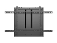 Multibrackets M - Monteringssats (väggfäste) - för platt panel - motviktad - stainless steel, aluminium - svart - skärmstorlek: 55"-75" 7350105218750