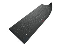 CHERRY STREAM PROTECT MEMBRANE - Tangentbordsskydd - Amerikansk engelska med EURO-symbol, 104 + 10 - blekgrå - för STREAM KEYBOARD, KEYBOARD WIRELESS 61510015