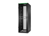 APC NetShelter SX Gen 2 - Rack skåp - 2258 H x 750 B x 1200 D mm, med sidor - golvstående - svart - 48U - 19" - TAA-kompatibel - för P/N: SMT1000RM1U, SMT750RM1U, SRTL10KRM4UT, SRTL5KRM2UI-HW, SRTL5KRM2UT-HW, SRTL8KRM4UT AR3357B2