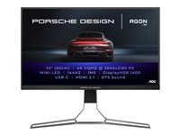 AOC AGON PRO PD32M Porsche Design - LED-skärm - 4K - 31.5" - HDR PD32M