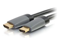 C2G 35ft 4K HDMI Cable with Ethernet - High Speed - In-Wall CL-2 Rated - HDMI-kabel med Ethernet - HDMI hane till HDMI hane - 10.7 m - skärmad - svart - stöd för 4K 50634